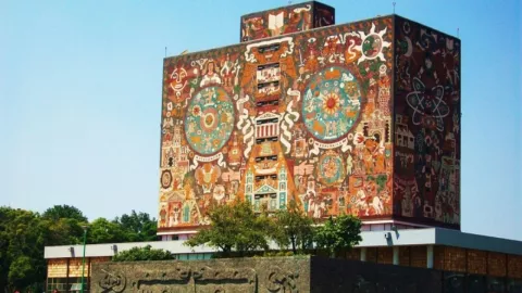 Biblioteca Central de la UNAM en Ciudad Universitaria