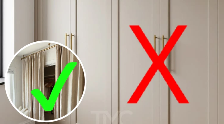 4 ideas para sustituir puertas de clóset por opciones más modernas y económicas