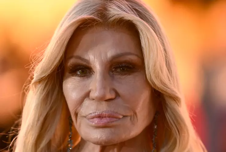 Donatella Versace rostro