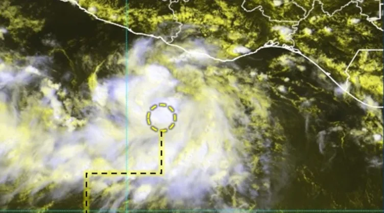 Se forma la Depresión Tropical Diez-E