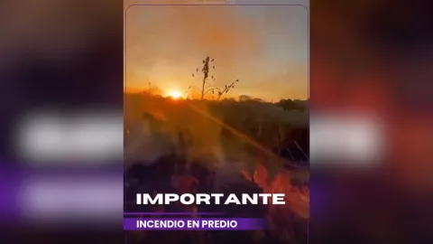 ¡ATENCIÓN! Se registra un aparatoso incendio en la colonia Colinas de la Primavera en Zapopan