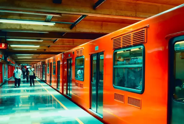 El Metro de la Ciudad de México es uno de los transportes más concurridos.