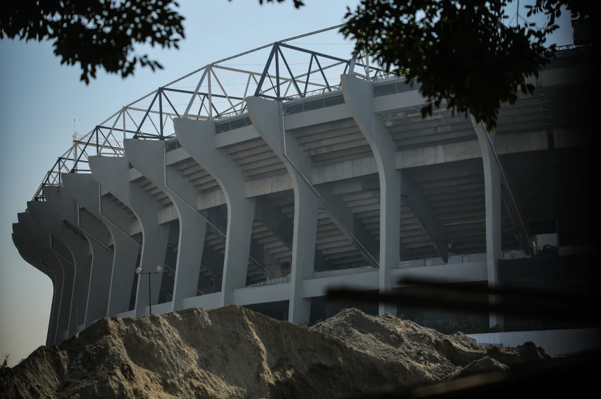 Aerial Views Of Banorte Stadium Ahead 2026 FIFA World Cup