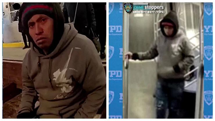 video-sujeto-ataque-fuego-mujer-metro-nueva-york-guatemalteco-detenido-hombre-gorra-vagon