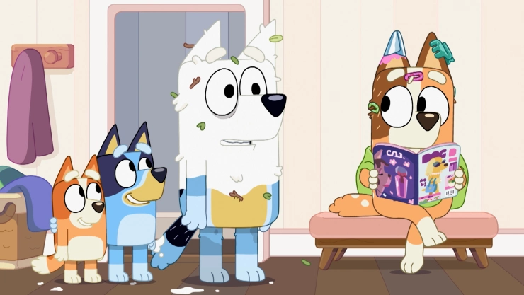 Bluey - la isla alfombra