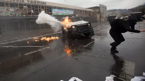 enfrentamiento en Chile