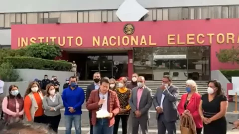 Mario Delgado carta al INE