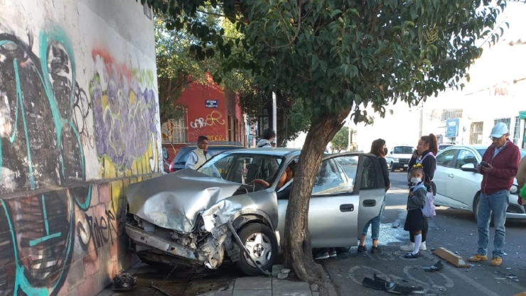 choque en el centro