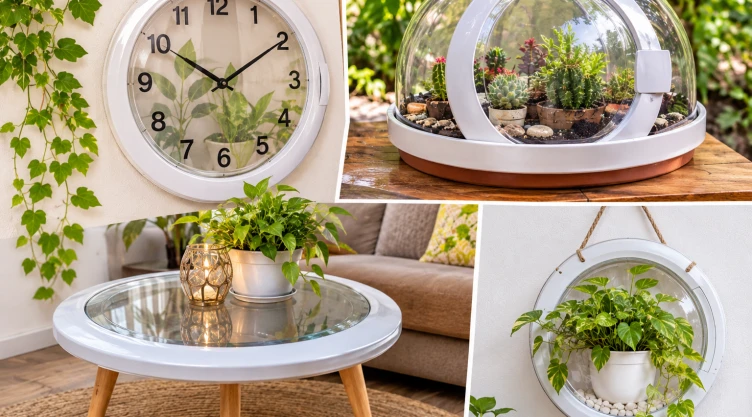 ¿Qué hacer con la puerta de vidrio de un lavarropas roto? 4 ideas de reciclaje