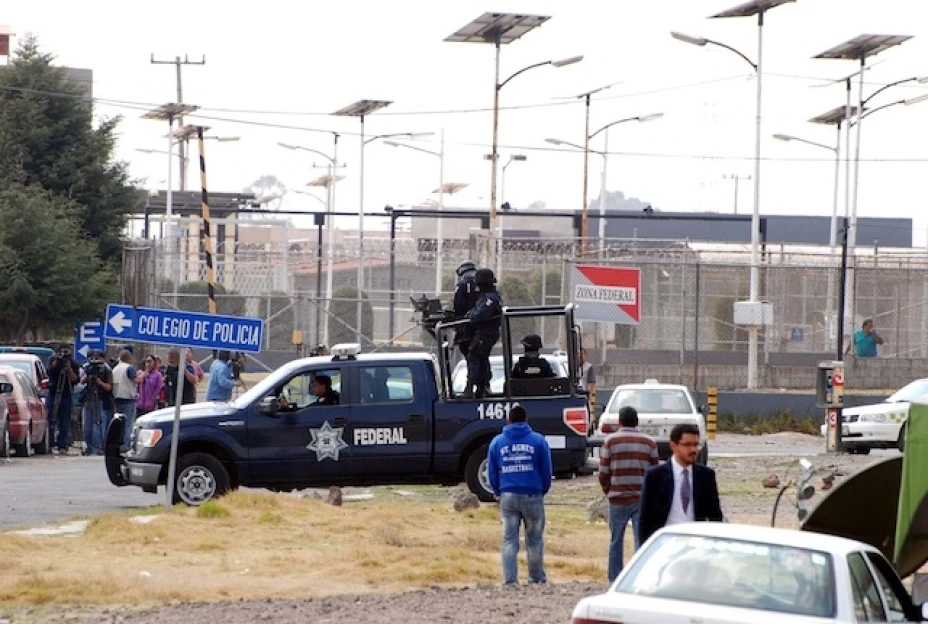 Maximo control de seguridad en el Centro Federal de Readaptación Social número 1 “Altiplano”, ubicado en Almoloya de Juárez, Estado de México, donde fue recluido Héctor Beltrán Leyva