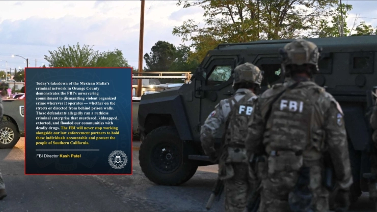 Golpazo a la “Mexican Mafia”: Operativo del FBI culmina en detención de 43 miembros de “La Eme”; así operaba