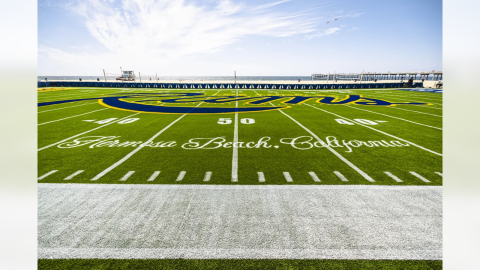 L.A Rams en Hermosa Beach, California