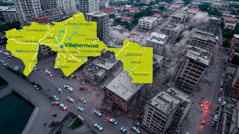 Colonias sismo Villahermosa