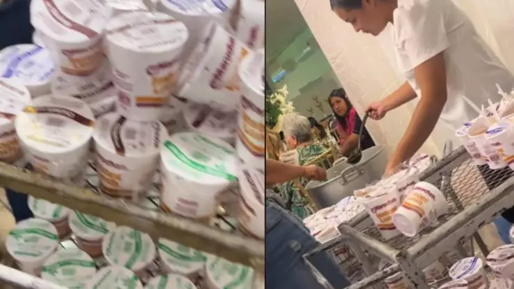 VIDEO_ Joven ofrece sopa Maruchan en su fiesta de XV años y se vuelve viral