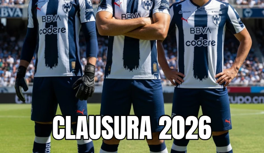 ÚLTIMA HORA: los 3 futbolistas que llegarán a Rayados de Monterrey para el Clausura 2026