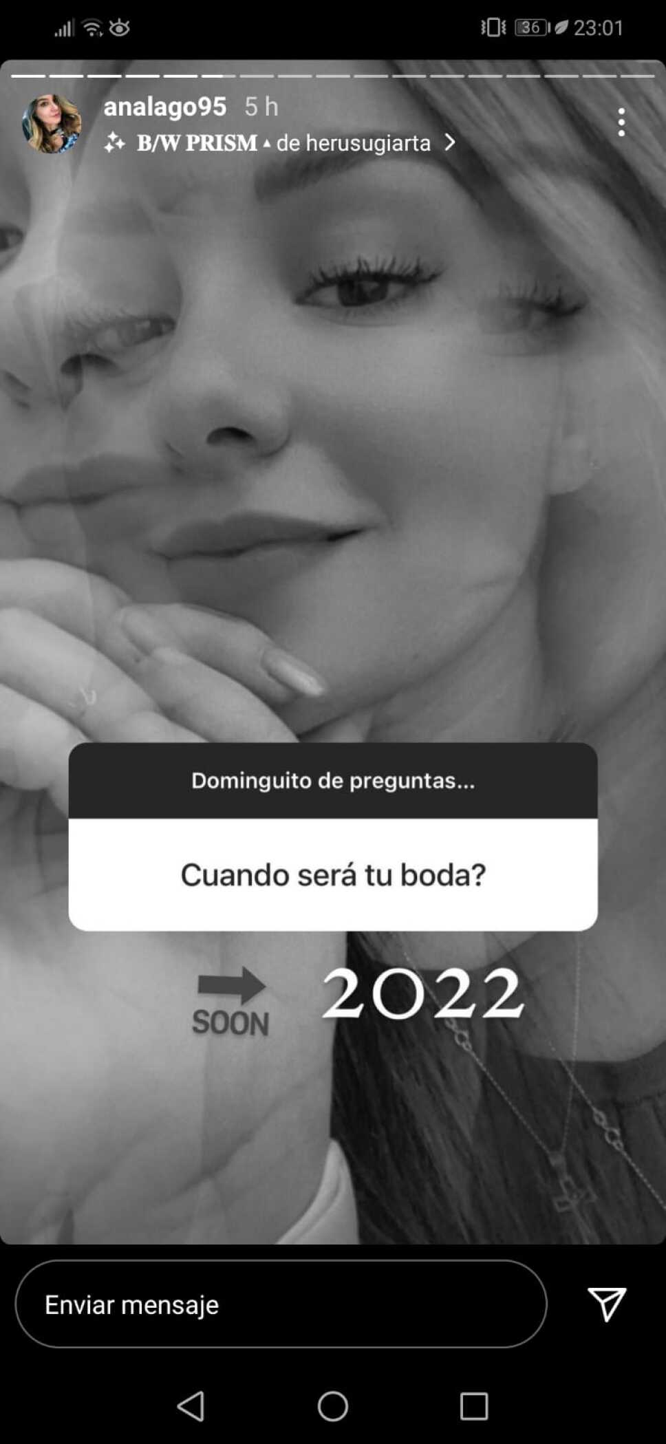 Exatlón Ana Lago revela la fecha de su boda. (FOTO)
