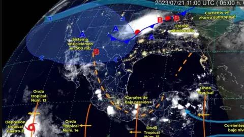 Se forma Depresión Tropical en el Pacífico ¿Qué estados amenaza_
