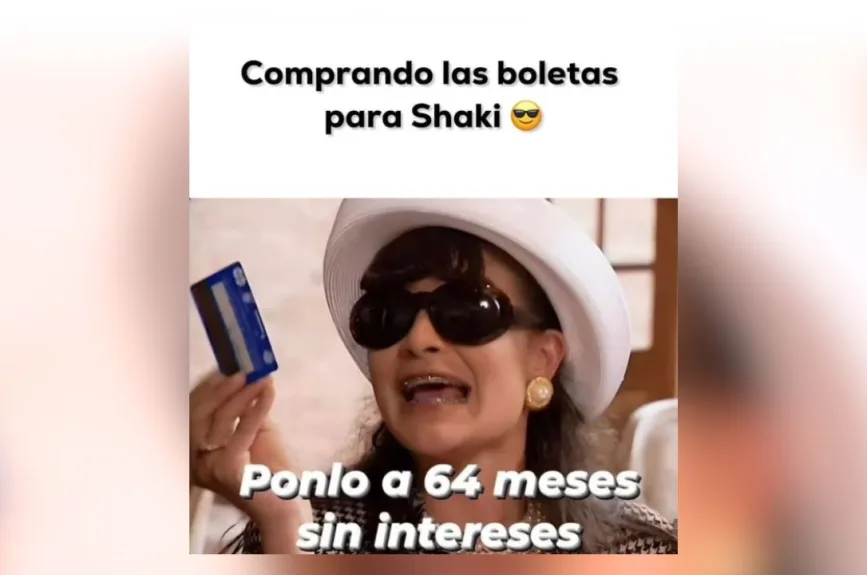 A los afortunados que consiguieron boletos para la gira internacional de Shakira, no les importó usar su tarjeta de crédito y así pagarlos a varios meses. | Fotos: X