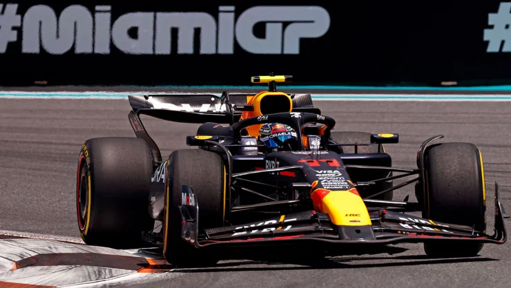 Checo Pérez en el GP Miami