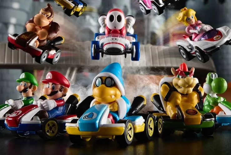 Hot Wheels de Mario Kart