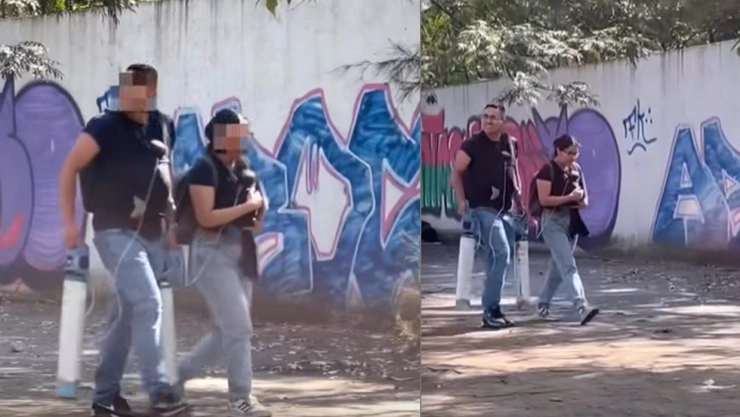 padres tanque de oxigeno