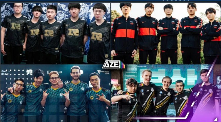 Equipos clasificados a las semifinales de MSI 2022