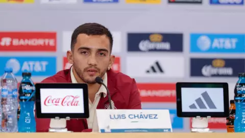 Luis Chávez con la Selección Mexicana