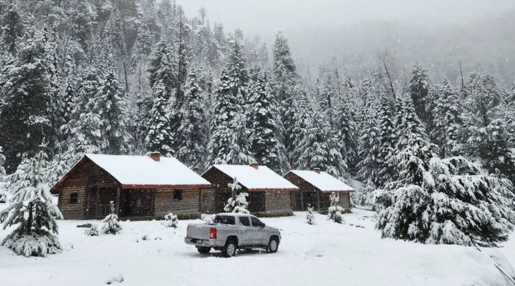 Nevadas por tormenta invernal y frente frío 27 en Chihuahua