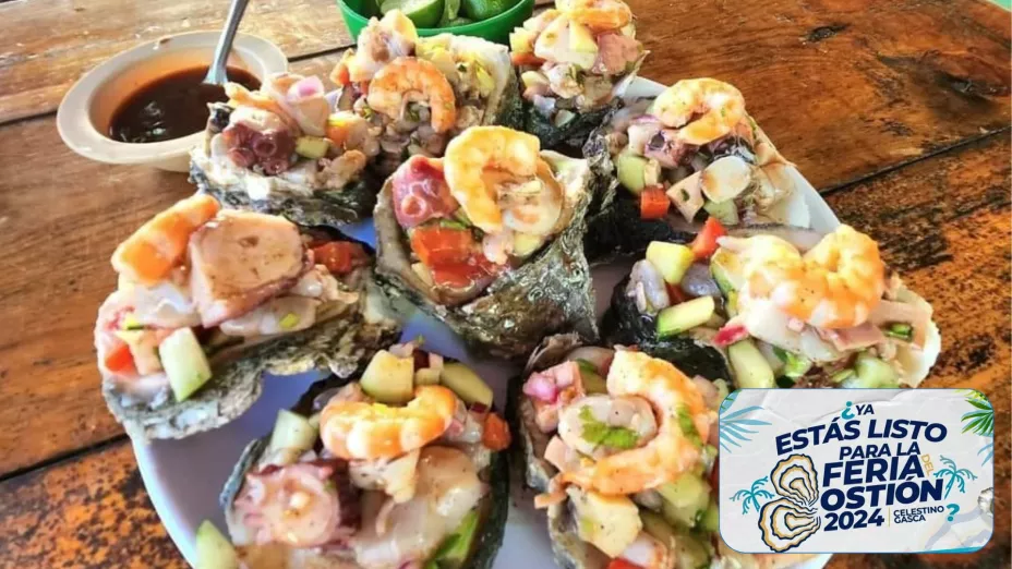 Feria del Ostión en Celestino Gasca