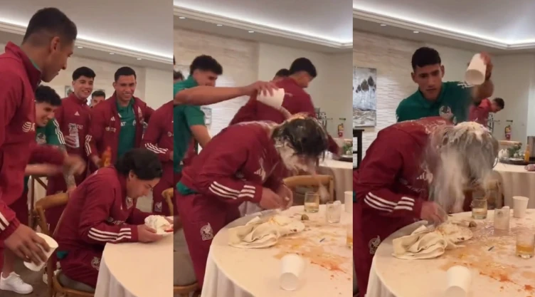 Diego Lainez festeja su cumpleaños con la Selección Mexicana