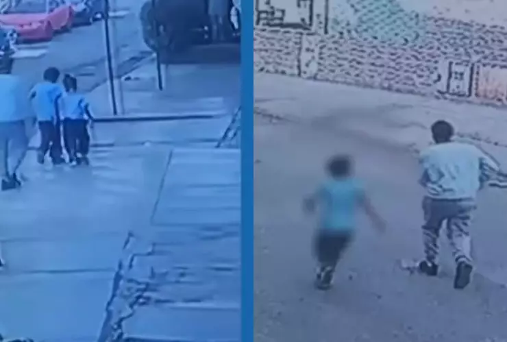 VIDEO_ Asaltan a dos niños en plena luz del día en Perú y uno de ellos enfrenta al ladrón.