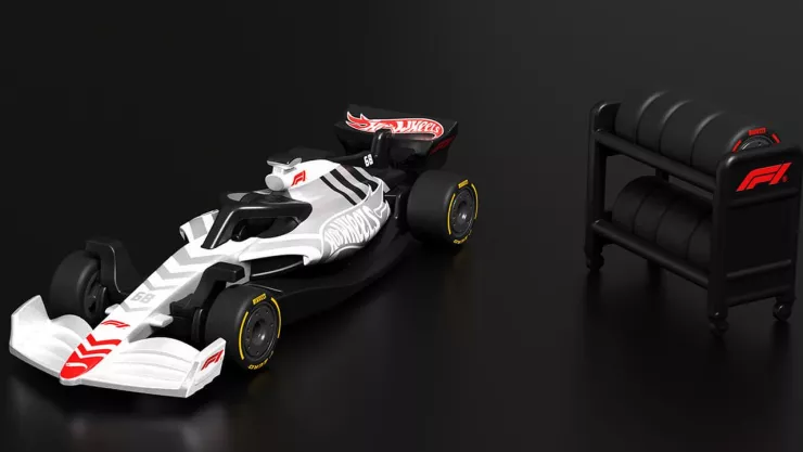 Monoplaza de la F1 de Hot Wheels