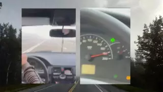 ¡Aparatoso! Jóvenes graban su propio accidente en carretera con neblina; iban a 180 km/h