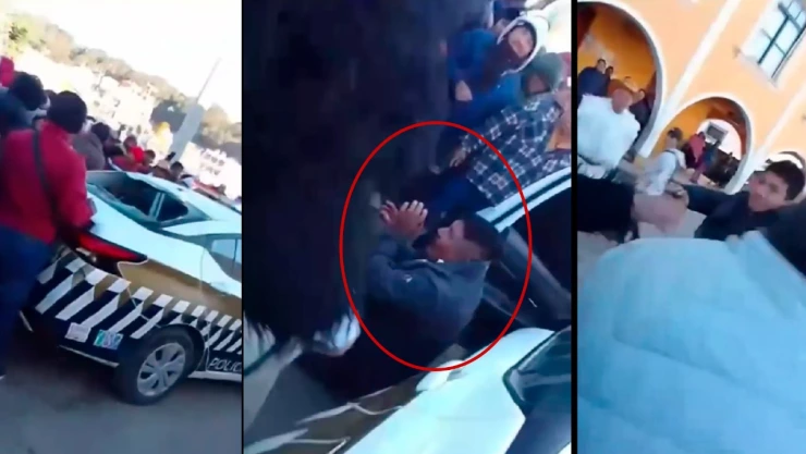 Golpean a policía en San Juan Chamula