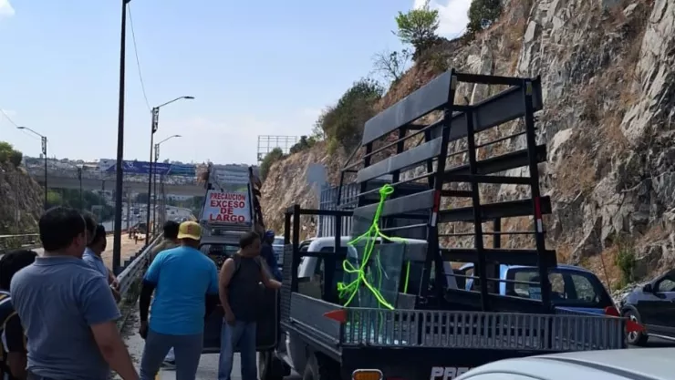 Reportan accidente en el Periférico Ecológico de Puebla, cerca de la Guadalupana, este 10 de marzo