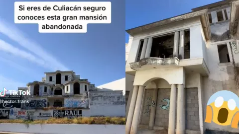 VIDEO Esta es la mansión abandonada más aterradora y está en Culiacán