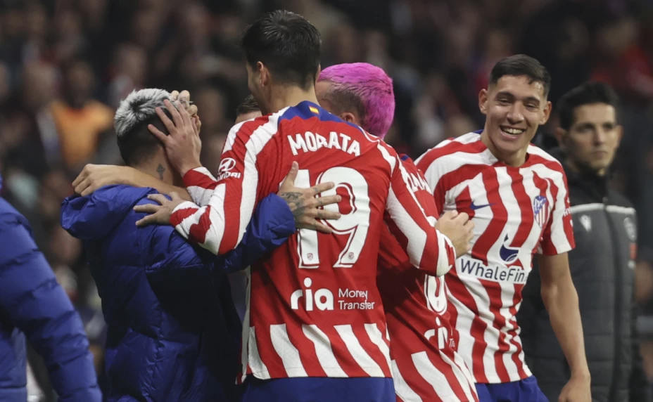 Celebración del Atlético de Madrid