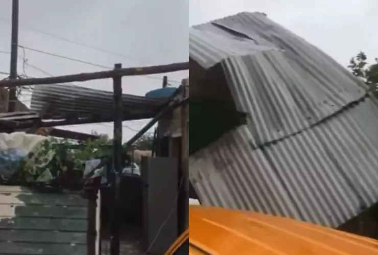 VIDEO_ Viento destruye el techo de una casa en Mahahual.jpg