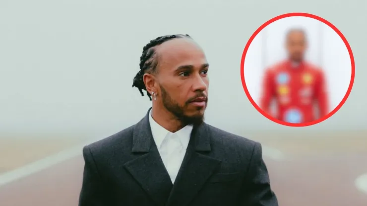 Lewis Hamilton en Ferrari