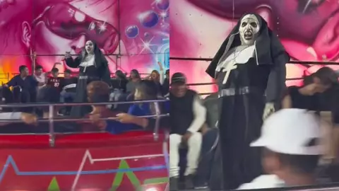 ¿Quién es “La Monja más viral”? Es la sensación de la feria y de TikTok (VIDEO)