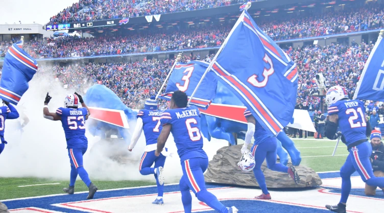 Jugadores de Buffalo homenajean a Damar Hamlin