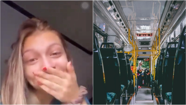 VIDEO_ ¡Bienvenida a la realidad! Mujer llora porque debe tomar camión y se hace viral