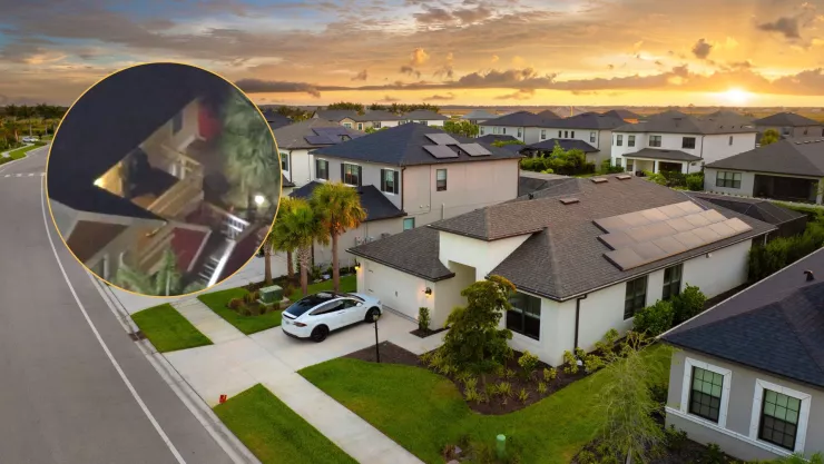 La estrategia de robo en apartamentos en Florida.