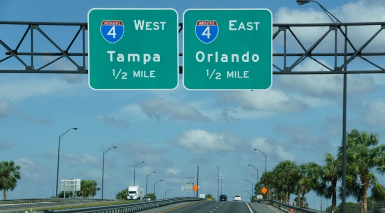 Letreros de la I-4 de Florida