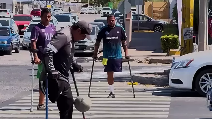 Futbolistas con discapacidad en Culiacán