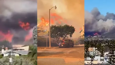 Incendio en Los Angeles arrasa ciudad y provoca evacuación masiva
