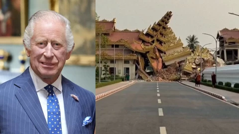 Rey Carlos III envía condolencias por fallecidos tras terremoto en Myanmar.jpg