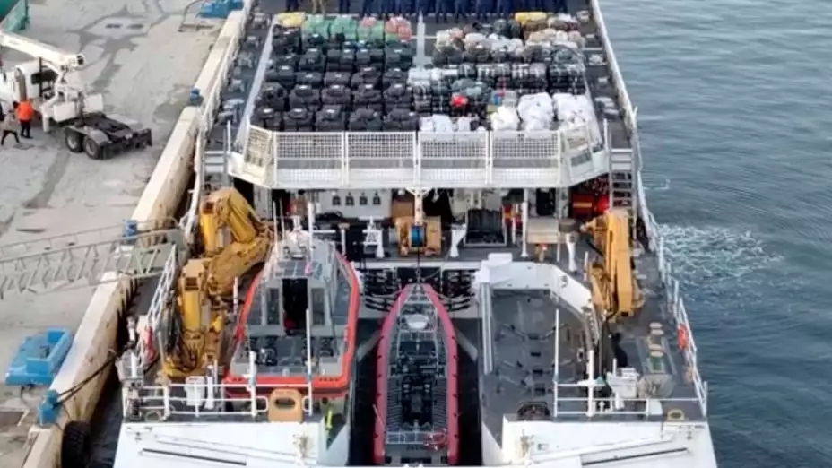 Drogas incautadas por la Guardia Costera de EU.