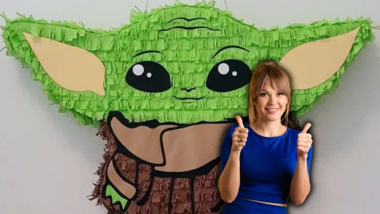 5 ideas de piñatas caseras de Baby Yoda; ideal para un evento infantil