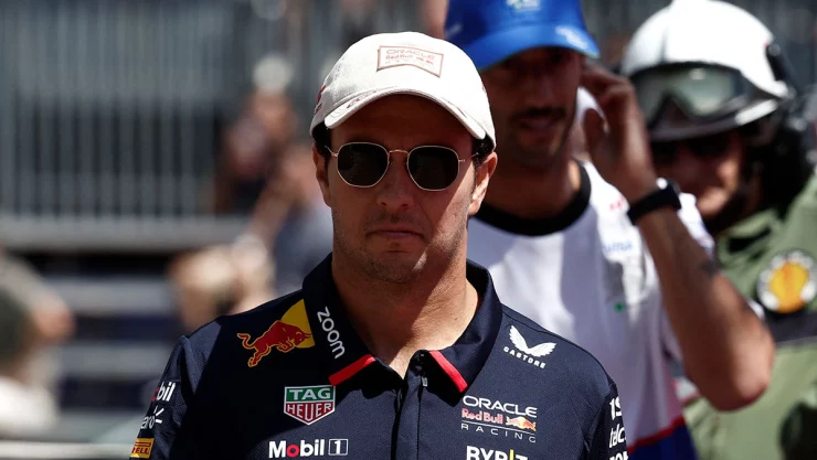 Checo Pérez en el GP de Mónaco